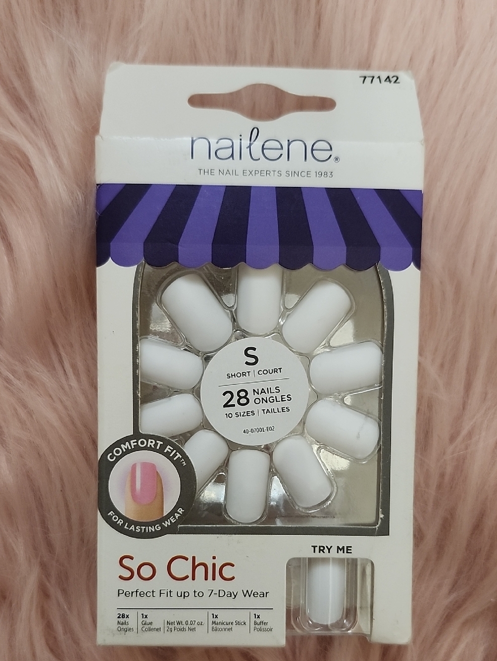 Brand New NAILENE "SO CHIC" False Nails-S